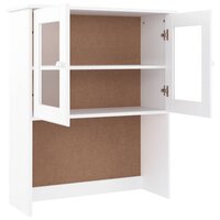 Opzetkast ALTA 77x30x92 cm massief grenenhout wit 5
