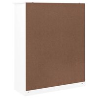 Opzetkast ALTA 77x30x92 cm massief grenenhout wit 7