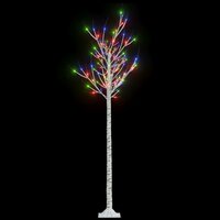 Kerstboom wilg 180 meerkleurige LED&amp;apos;s binnen en buiten 1,8 m 2