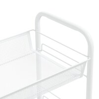 Keukentrolley 4-laags 46x26x85 cm ijzer wit 5