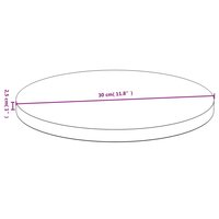 Tafelblad &Oslash; 30x2,5 cm bamboe 4