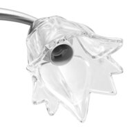 Plafondlamp met glazen tulpvormige kappen 3xE14 transparant 8