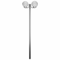 Tuinlantaarn met 2 peertjes 220 cm 3