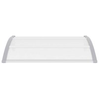 Deurluifel 120x75 cm PC grijs en transparant 4