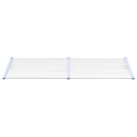 Deurluifel 239x90 cm polycarbonaat grijs en transparant 3