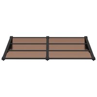 Deurluifel 152,5x90 cm polycarbonaat zwart 3