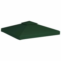 Vervangend tentdoek prieel 310 g/m&sup2; 3x3 m groen 2