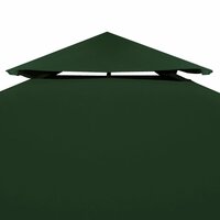 Vervangend tentdoek prieel 310 g/m&sup2; 3x3 m groen 3
