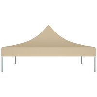 Partytentdak 270 g/m&sup2; 3x3 m beige 3
