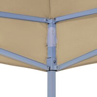 Partytentdak 270 g/m&sup2; 3x3 m beige 4
