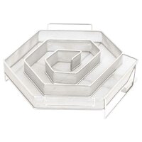 Rookgenerator koud 6-hoekig 22,5 cm roestvrij staal 3