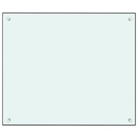 Spatscherm keuken 70x60 cm gehard glas wit 2