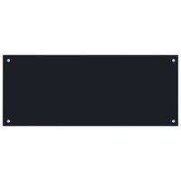  Spatscherm keuken 100x40 cm gehard glas zwart 2