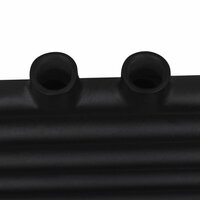 Radiator / handdoekenrek recht 600x1160 mm zwart 7