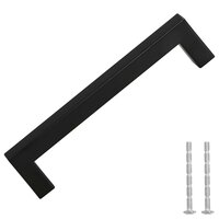 Handvatten 10 st 128 mm roestvrij staal zwart 3