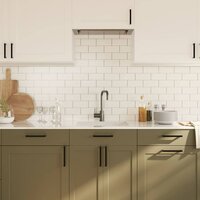 Handvatten 10 st 128 mm roestvrij staal zwart 4