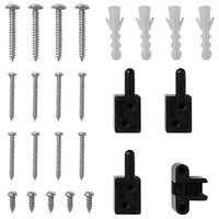 Hordeur met scharnieren bruin 120 x 240 cm 8