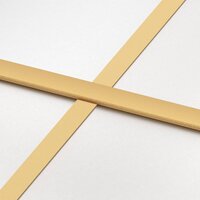 Schuifdeur 102,5x205 cm mat ESG-glas en aluminium goudkleurig 6