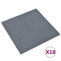 Valtegels 18 st 50x50x3 cm rubber grijs 2