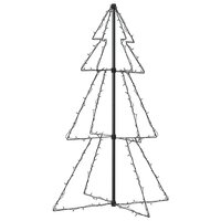 Kegelkerstboom 160 LED&amp;apos;s binnen en buiten 78x120 cm 5