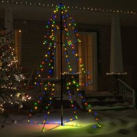 Kegelkerstboom 200 LED&amp;apos;s binnen en buiten 98x150 cm 3