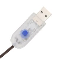 Kerstdecoraties rendieren 2 st 80 LED&amp;apos;s rattan warmwit 6