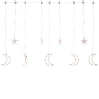 Lichtslinger ster en maan afstandsbediening 138 LED&amp;apos;s warmwit 2