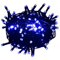 Lichtsnoer met 400 LED&amp;apos;s met 8 lichteffecten 40 m blauw 2