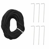 LED-kerstboom aan vlaggenmast 200 LED&amp;apos;s koud wit 180 cm 9