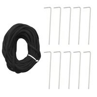 LED-kerstboom aan vlaggenmast 550 LED&amp;apos;s warm wit 300 cm 9