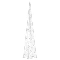Lichtkegel decoratief LED 120 cm acryl koudwit 3