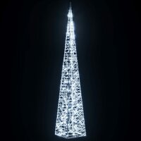 Lichtkegel decoratief LED 120 cm acryl koudwit 4