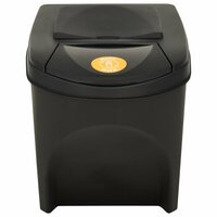 Vuilnisbakken 4 st stapelbaar 100 L antracietkleurig  6