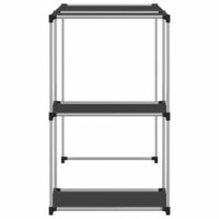 Opbergrek voor boven wasmachine 87x55x90,5 cm ijzer zwart  4