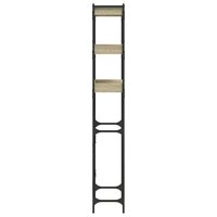 Wasmachinekast 67x25x163 cm bewerkt hout sonoma eikenkleurig 7