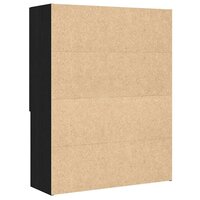 Wasmachinekast 70,5x25,5x90 cm zwart eikenkleurig 8