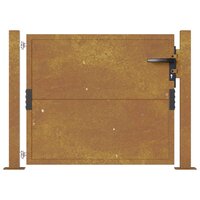 Poort 105x105 cm cortenstaal 4