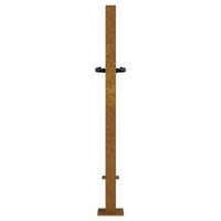 Poort 105x80 cm bamboe-ontwerp cortenstaal 5