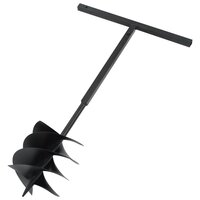 Grondboor met handgreep 250 mm staal zwart 2