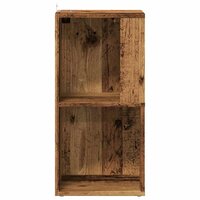 Hoekkast 33x33x67 cm bewerkt hout oud houtkleurig 5