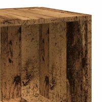 Hoekkast 33x33x67 cm bewerkt hout oud houtkleurig 7