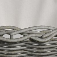 Houtmand met handvatten 59x42x28 cm wilgenhout grijs 5