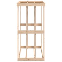 Houtblokhouder 108x52x106 cm massief grenenhout 7