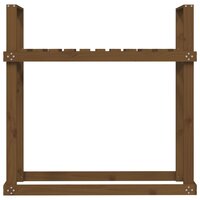 Haardhoutrek 110x35x108,5 cm massief grenenhout honingbruin 5