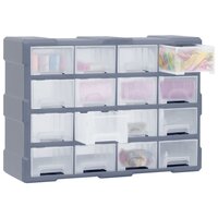Organiser met 16 medium lades 52x16x37 cm 2