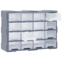 Organiser met 16 medium lades 52x16x37 cm 4