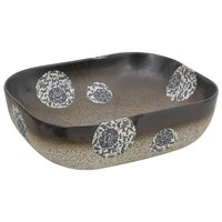 Opzetwasbak rechthoekig 48x37,5x13,5 cm keramiek meerkleurig 2