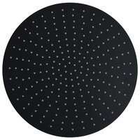 Regendouchekop rond 40 cm roestvrij staal zwart 2