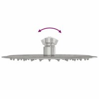 Regendouchekop rond 20 cm roestvrij staal 304 8