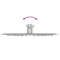 Regendouchekop roestvrij staal 304 25 cm Rond 8